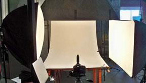 Camera & Lights at Annie's Photo Studio
