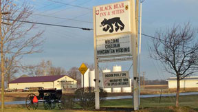 Sign at Black Bear Inn & Suites