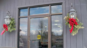 Front door of the Annie's office