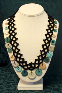 Giveaway "faux" tatted necklace