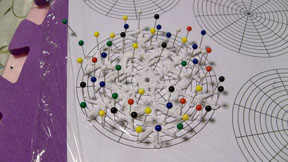 Snowflake with all pins added