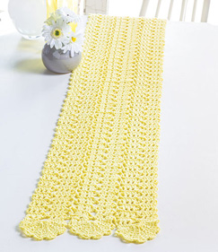 Sunbeam Bruges Lace Table Runner