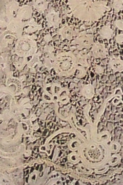 close up of Samantha's vintage dress