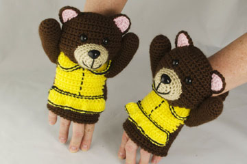 Bear Mitts worn