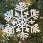 Stiffened Snowflake Ornament 1