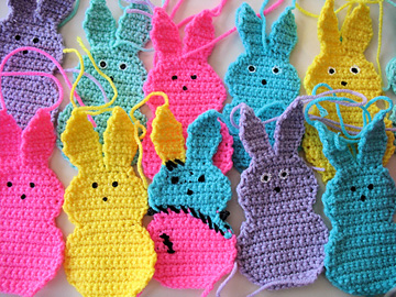 crochet bunnies