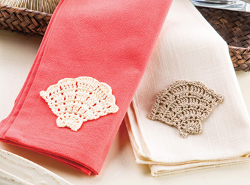 Shell Motif Napkin