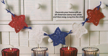 Star Swag from June 2008 issue of Crochet World magazine