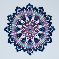 24 Free Spirit Doily by Kathryn White
