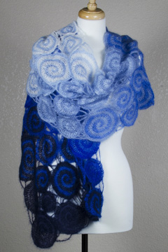 58 Spiral Blues by Ann Wicker