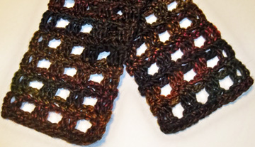 crochet scarf