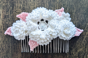crochet hair comb