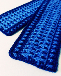 Spots and Stripes Scarf from More Reversible Scarves pattern