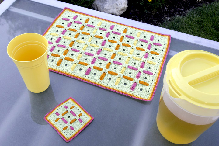 Filet Woven Placemat Set