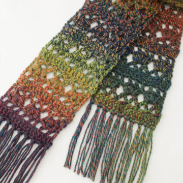 crochet scarf