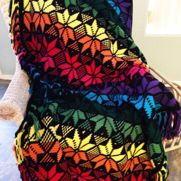 crochet snowflakes afghan