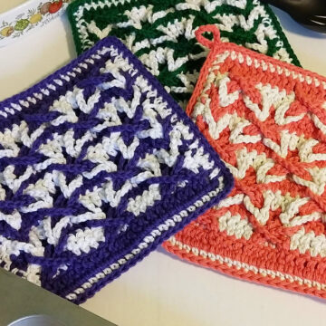 crochet potholder