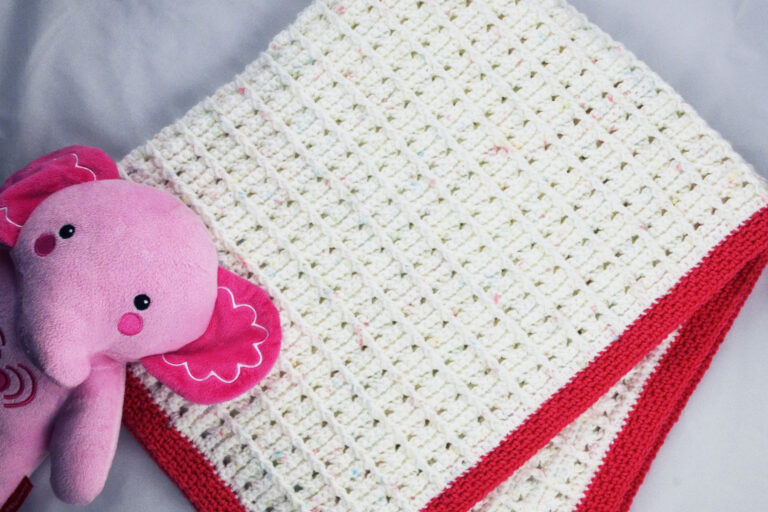 Textured Columns Baby Blanket