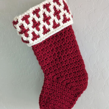 Mosaic Christmas Stocking