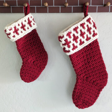Mosaic Christmas Stockings